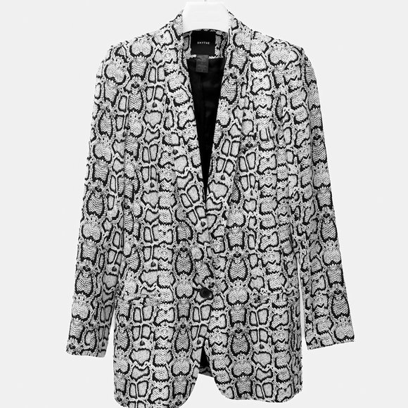 Smythe Python Print Blazer